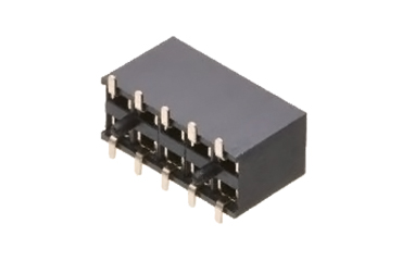 ナイロン製品 ピンヘッダー / FSM-22-B(T〇) ソケット(角ピン)2.00mmピッチ SMT(2列) 接続側□0.5mmピン